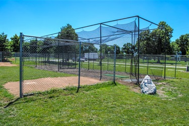 Batting cage at Sherman Field