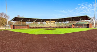 View of field from outfield. November 2023