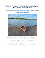 NPDES Annual Report - September 1, 2022 – August 31, 2023